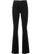Nobody Denim Cult Flared Jeans, Women's, Size: 27, Black, Cotton/polyester/spandex/elastane