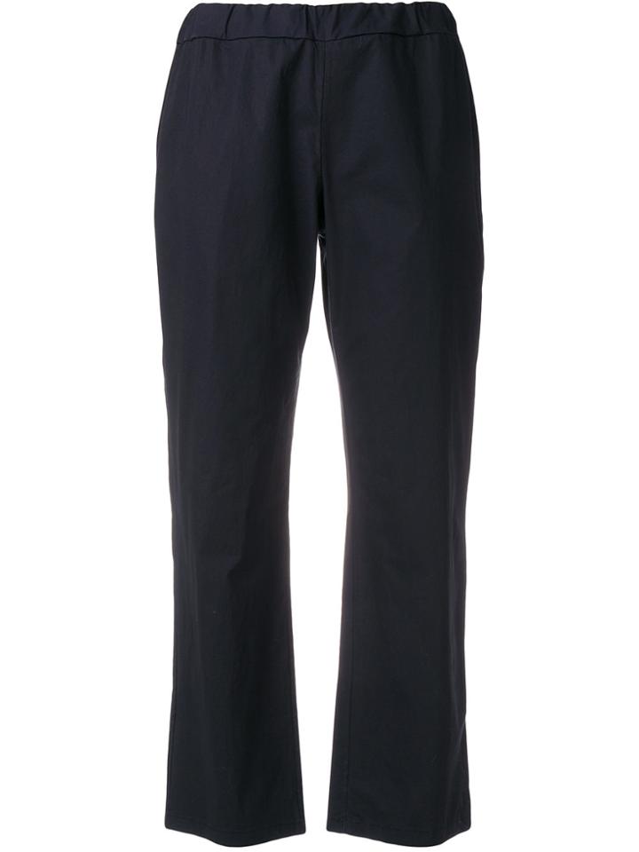 Labo Art Cropped Trousers - Blue