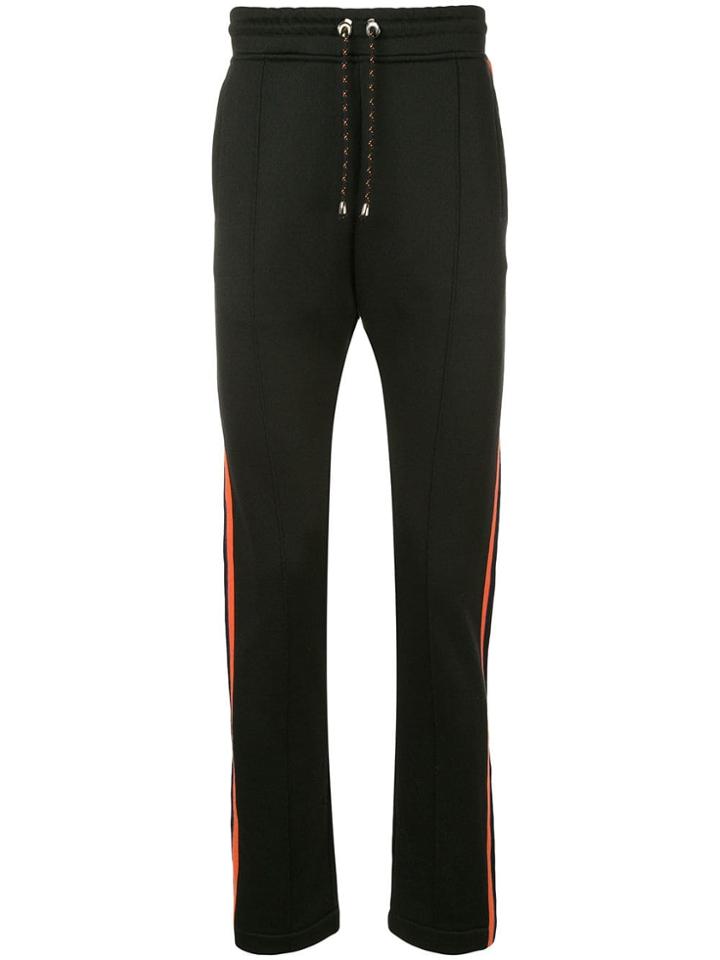 Selfmade By Gianfranco Villegas Side Stripe Joggers - Black