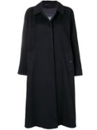 Burberry Vintage Cashmere 1990's Loose Coat - Black