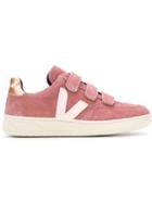 Veja Touch Strap Sneakers - Pink & Purple
