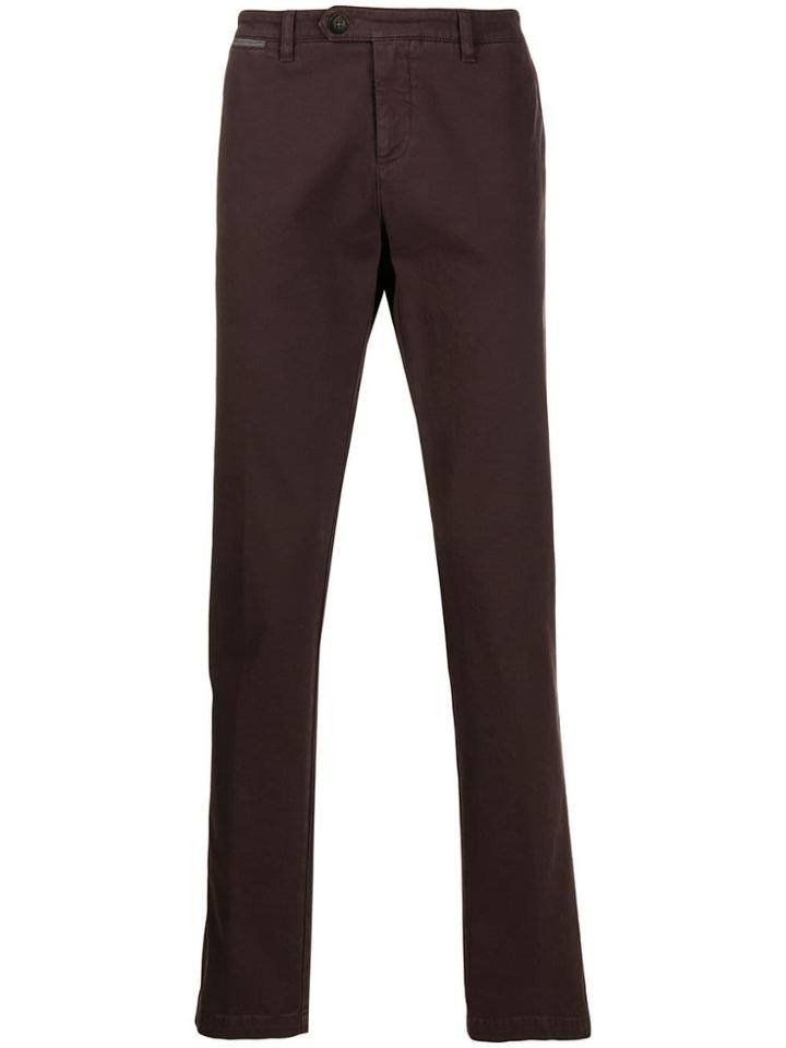 Eleventy Classic Slim-fit Chinos - Purple