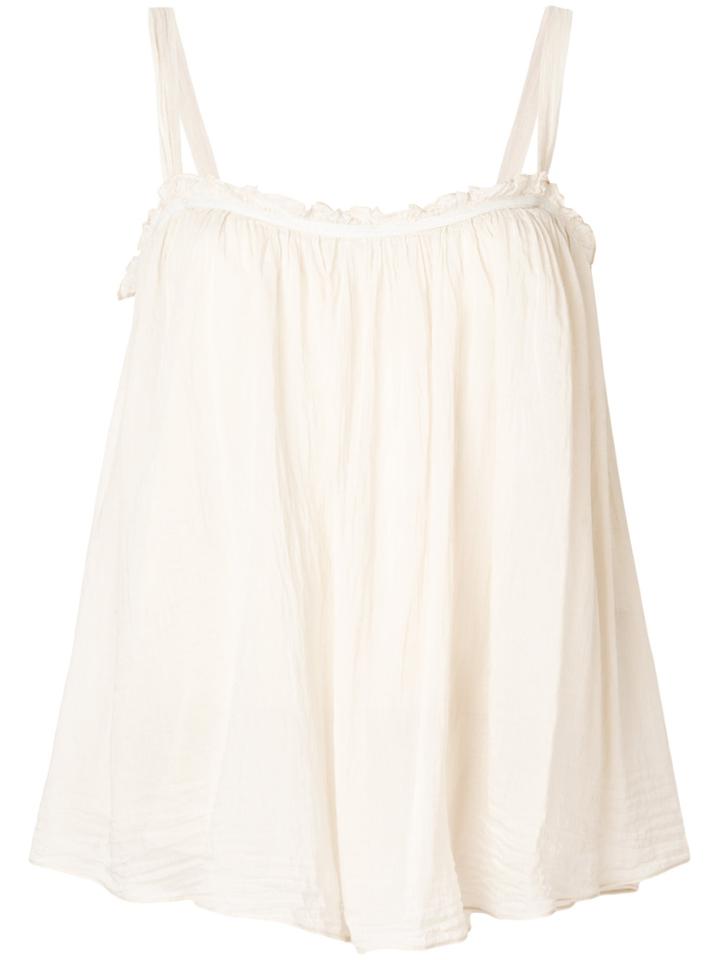 Forte Forte Flared Cami Top - Nude & Neutrals