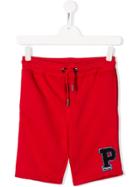 My Brand Kids Teen Patch Track Shorts - Red