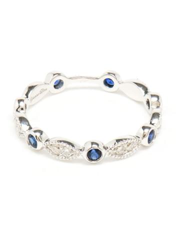 Yvonne Léon Antique Diamonds And Sapphires Ring, Women's, Blue