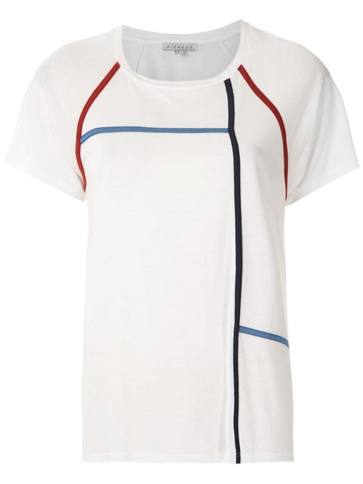 Alcaçuz Napoleão Panelled Blouse - White