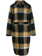 Diesel W-stal Double Face Check Coat - Black