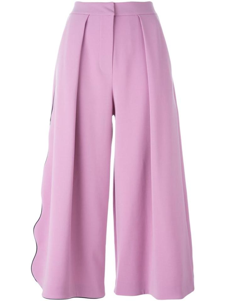 Roksanda 'towan' Culottes, Women's, Size: 12, Pink/purple, Polyester/spandex/elastane/silk/cotton