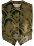 Romeo Gigli Pre-owned 1990's Brocade Buttoned Waistcoat - Green