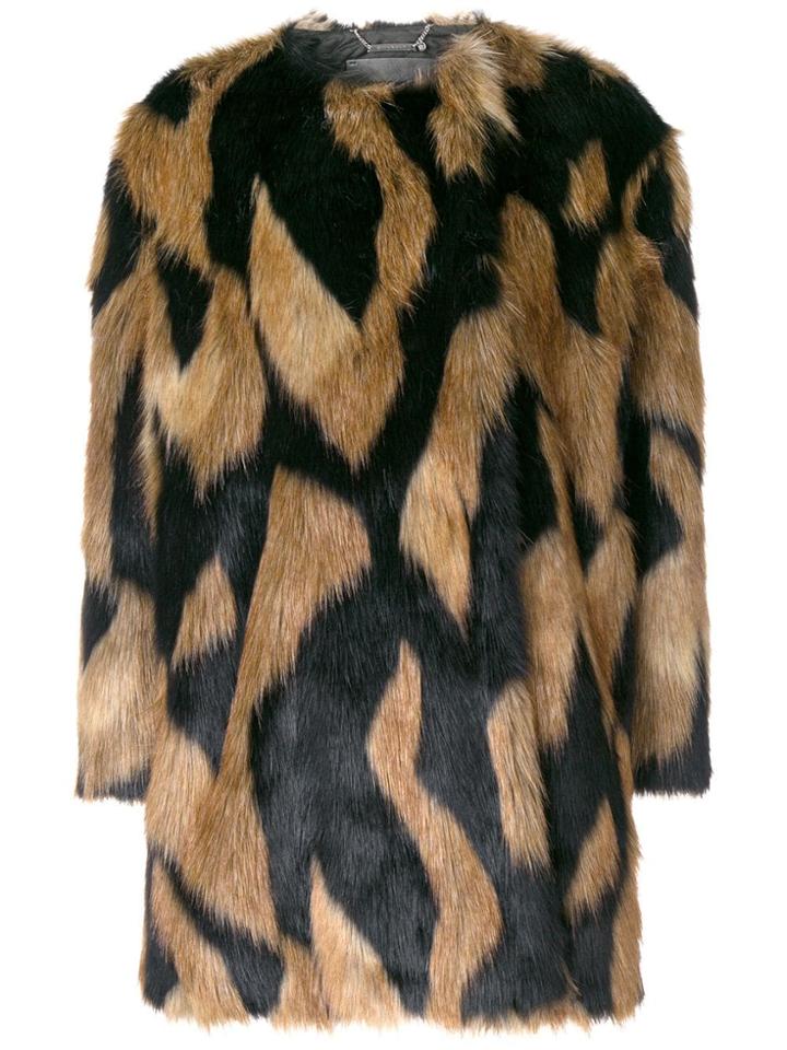 Givenchy Spotted Furry Coat - Neutrals