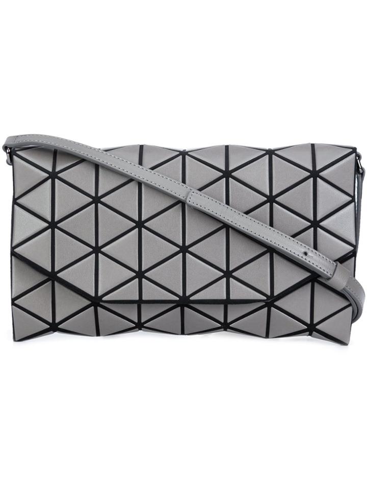 Bao Bao Issey Miyake 'tonneau Matte' Shoulder Bag - Grey