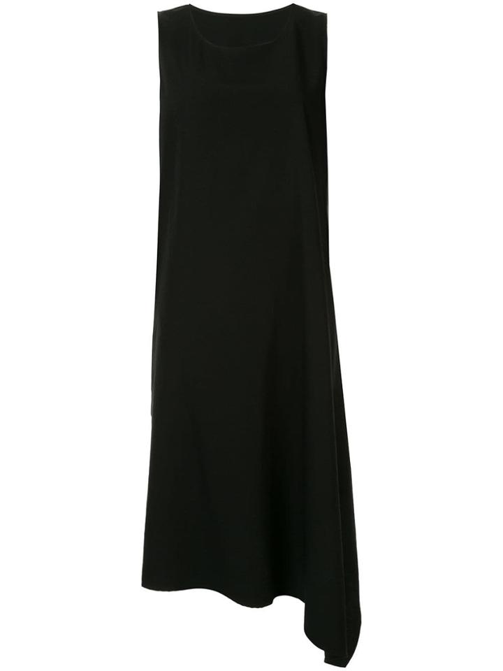 Y's Asymmetric Dress - Black