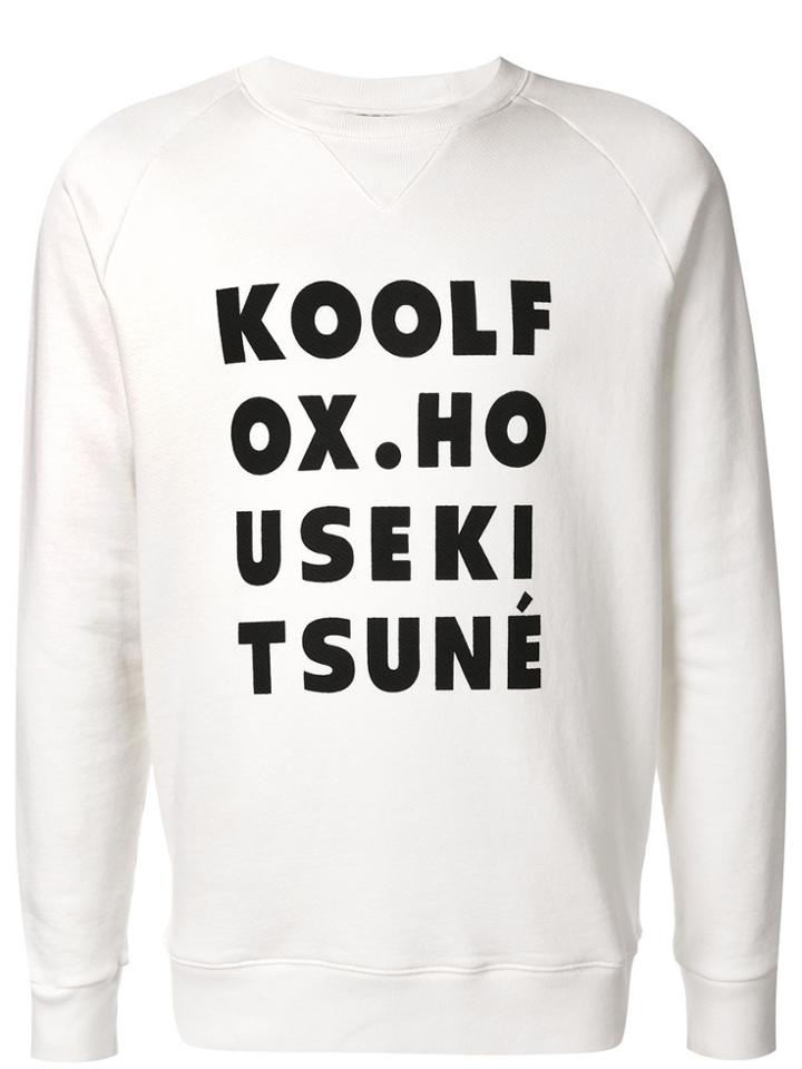 Maison Kitsuné Kool Fox Sweatshirt - White