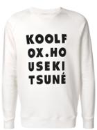 Maison Kitsuné Kool Fox Sweatshirt - White