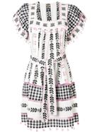 Dodo Bar Or Tassel Detailed Belted Dress - White