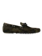 Car Shoe Camouflage Print Loafers