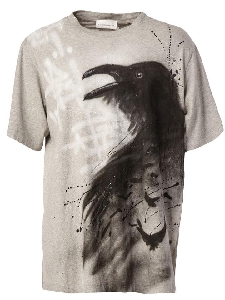 Faith Connexion Raven Print T-shirt