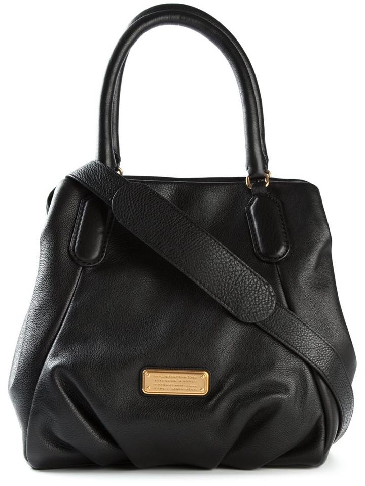 Marc By Marc Jacobs Gold-toned Logo Classic Tote