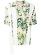 Vince Stretch Oversized Shirt - Nude & Neutrals