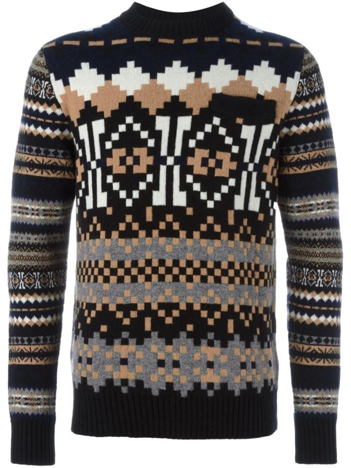 Sacai Fair Isle Knit Jumper