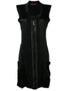 Di Liborio Panelled Sleeveless Dress, Women's, Size: 42, Black, Silk
