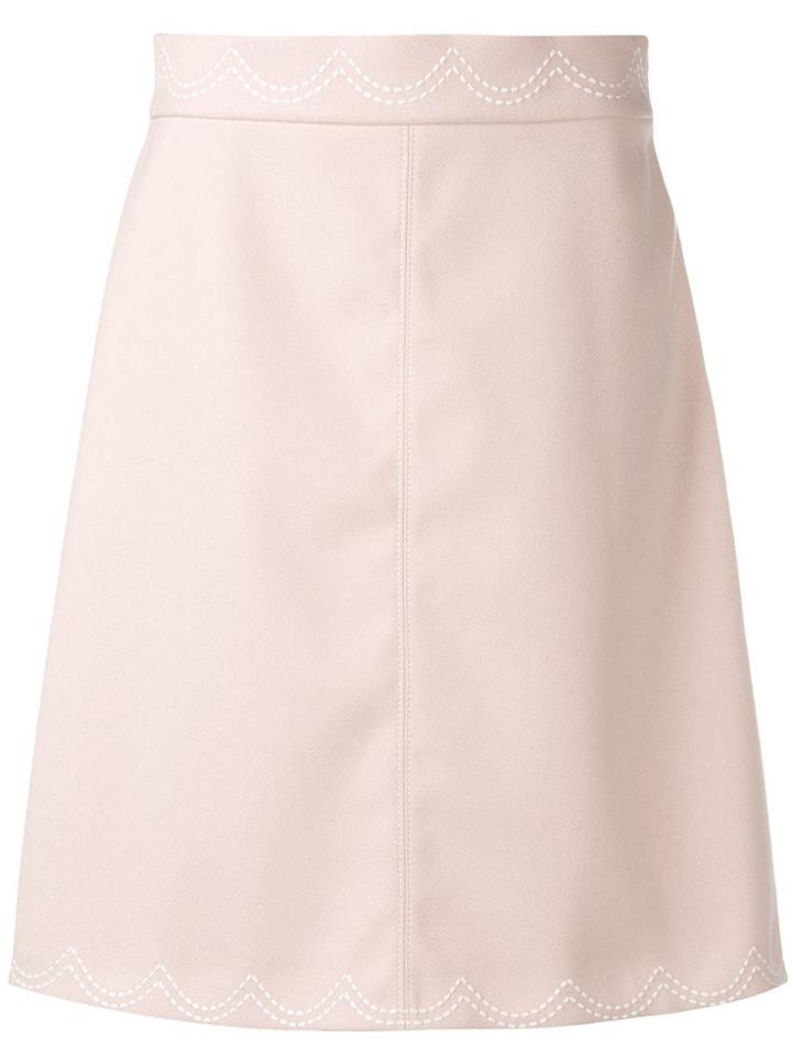 Red Valentino A-line Skirt - Pink
