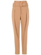 Framed High Line Tapered Trousers - Neutrals