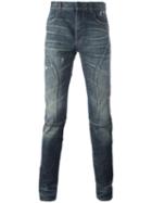 Faith Connexion Stonewash Effect Jeans, Men's, Size: 29, Blue, Cotton/spandex/elastane