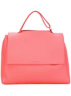 Orciani - Top Flap Shoulder Bag - Women - Calf Leather - One Size, Pink/purple, Calf Leather