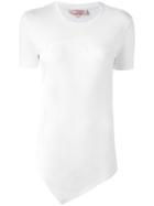 A.f.vandevorst 'flute' T-shirt, Women's, Size: 36, White, Viscose/spandex/elastane