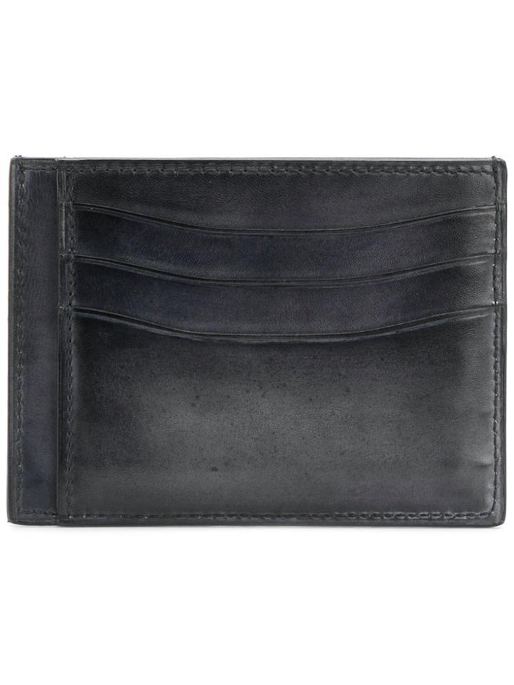 Berluti Embossed Cardholder - Blue