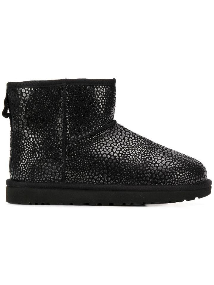 Ugg Australia Classic Mini Glitzy Boots - Black
