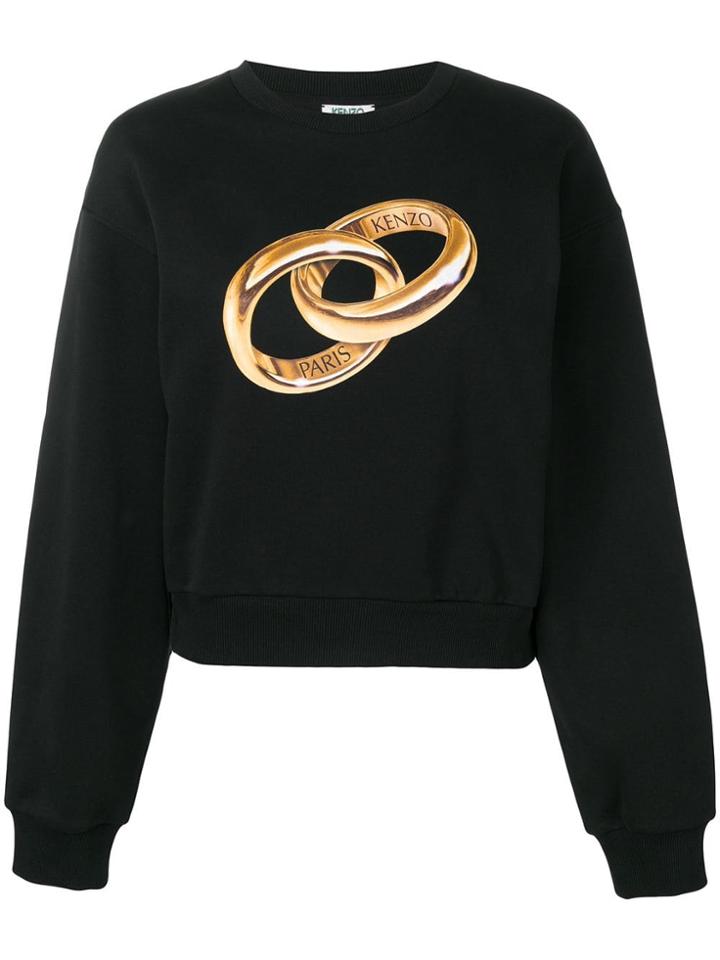 Kenzo Printed Sweater - Black