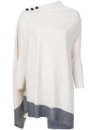 Rag & Bone 'rayna' Poncho, Women's, Size: Xs, White, Merino