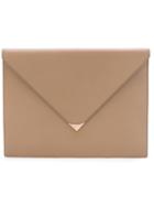 Alexander Wang Prisma A4 Clutch, Women's, Nude/neutrals, Calf Leather