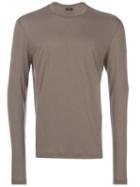 Joseph - Classic Long Sleeved T-shirt - Men - Cotton/lyocell - Xl, Green, Cotton/lyocell
