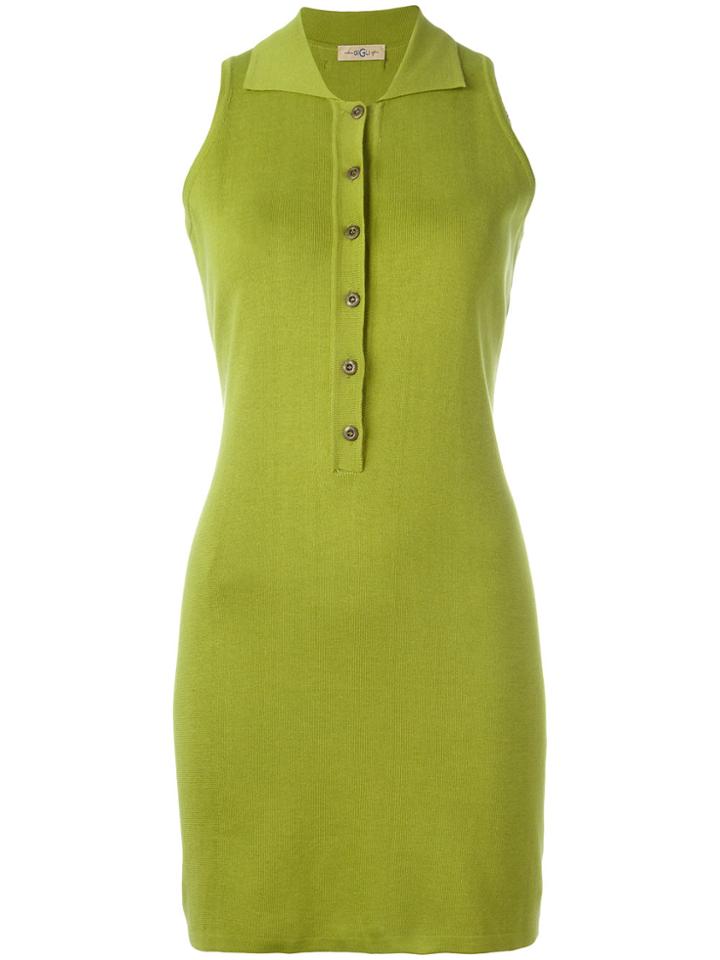 Romeo Gigli Vintage Fitted Dress - Green