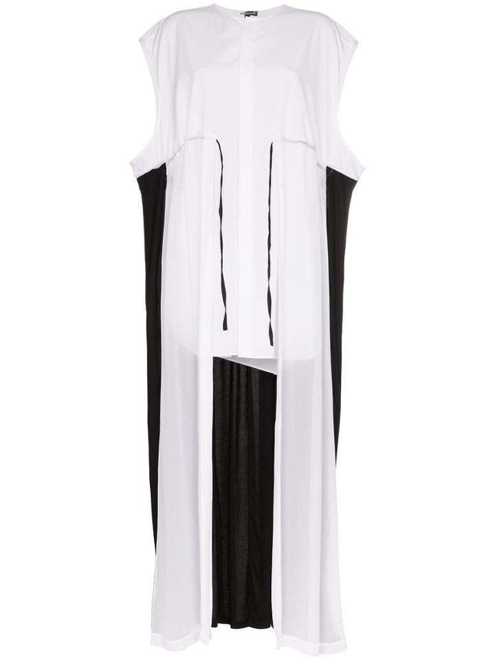 Duran Lantink Deconstructed Elongated Shirt - White
