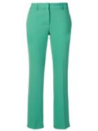 L'autre Chose Cropped Flare Trousers - Green