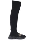 Love Moschino Knee Length Sneakers - Black