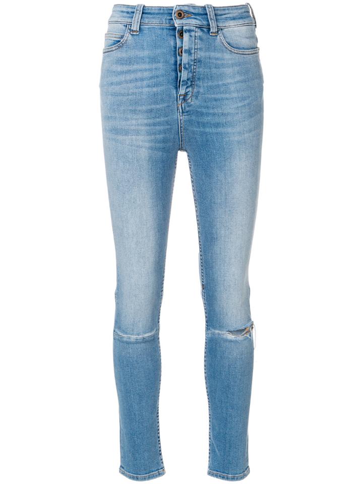 Unravel Project Skinny Fitted Jeans - Blue