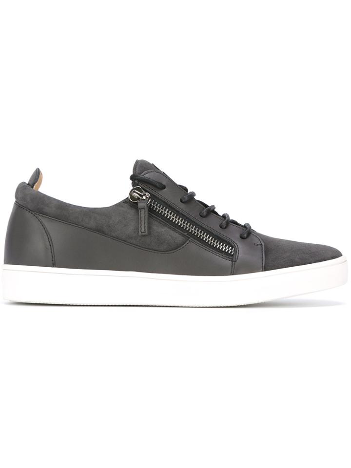 Giuseppe Zanotti Design Lace-up Sneakers - Grey