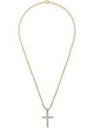 Northskull Swarovski Crystal Necklace - Gold