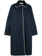 Marni - Ornella Coat - Women - Silk/cotton/nylon/triacetate - 38, Blue, Silk/cotton/nylon/triacetate