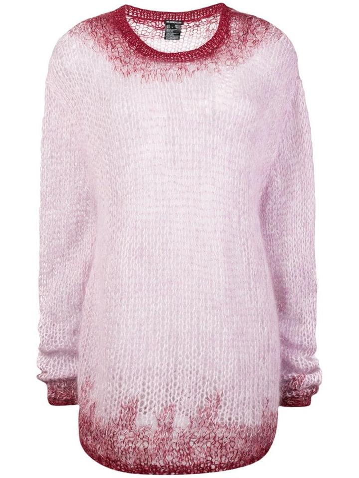 Ann Demeulemeester Ombre Knit Jumper - Pink