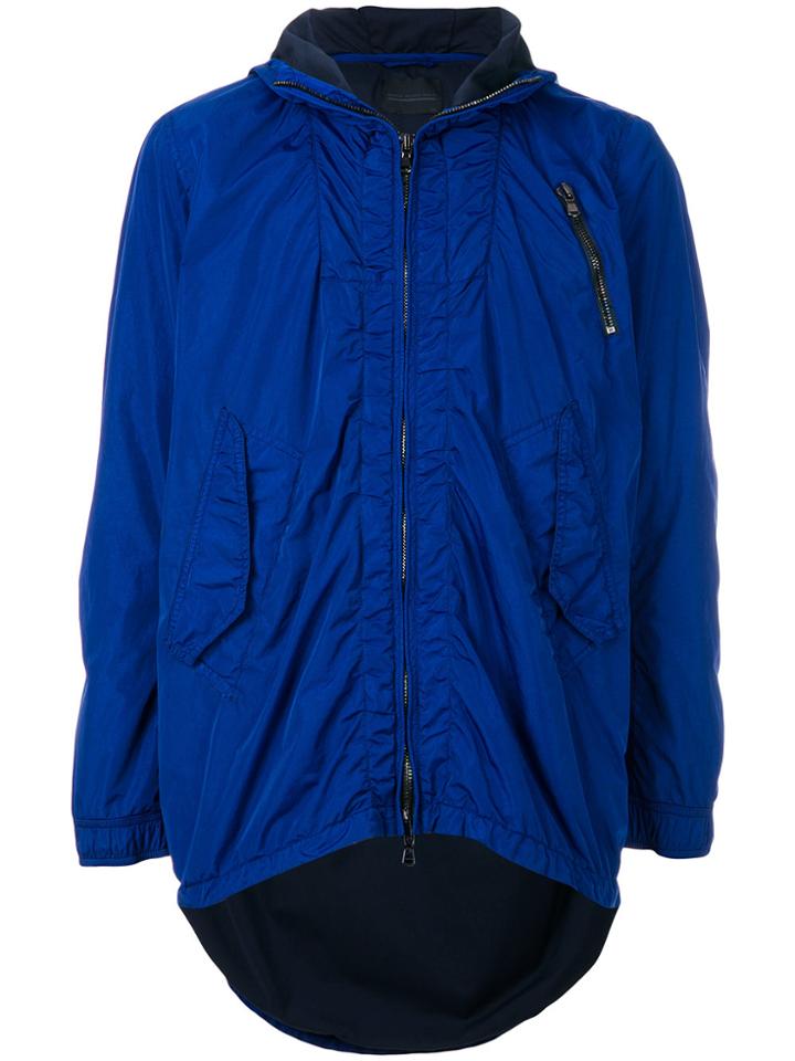 Diesel Black Gold Zipped Hooded Jacket - Blue