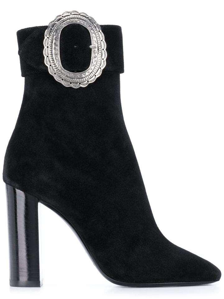 Saint Laurent Joplin Boots - Black