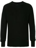 Rta Back Embroidered Sweater - Black