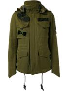 Coach - M65 Jacket - Women - Cotton/leather/polyester/viscose - 4, Green, Cotton/leather/polyester/viscose
