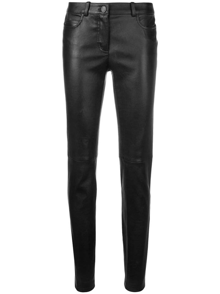Lanvin Low-rise Slim-fit Trousers - Black